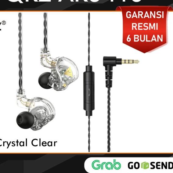 QKZ AK6 Pro Earphone with Mic alt KZ EDX Pro TRN MT1 KZ EDC KZ EDS - AK6 PRO CRYSTAL