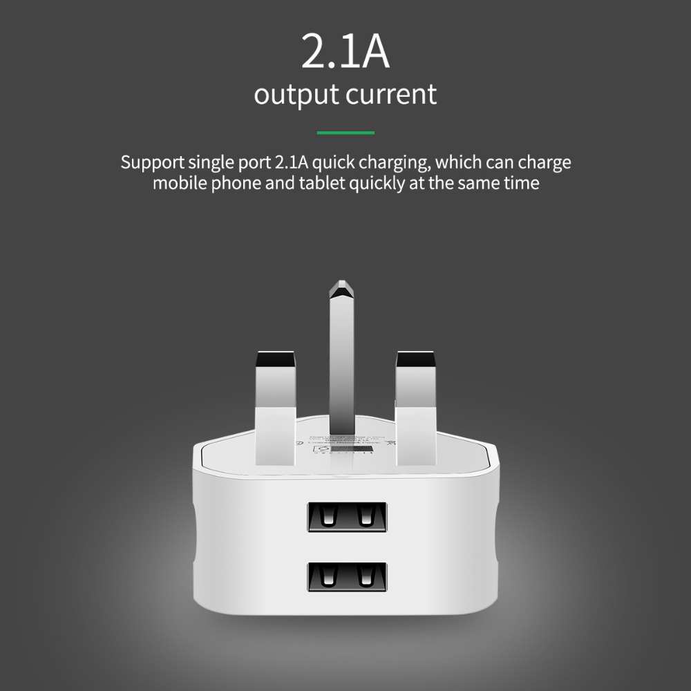 Adapter Charger Dinding 3 Pin 5V Dengan 1 / 2 / 3 Port USB Untuk Iphone 14 13 Tipe C Android 1A 2A 3A