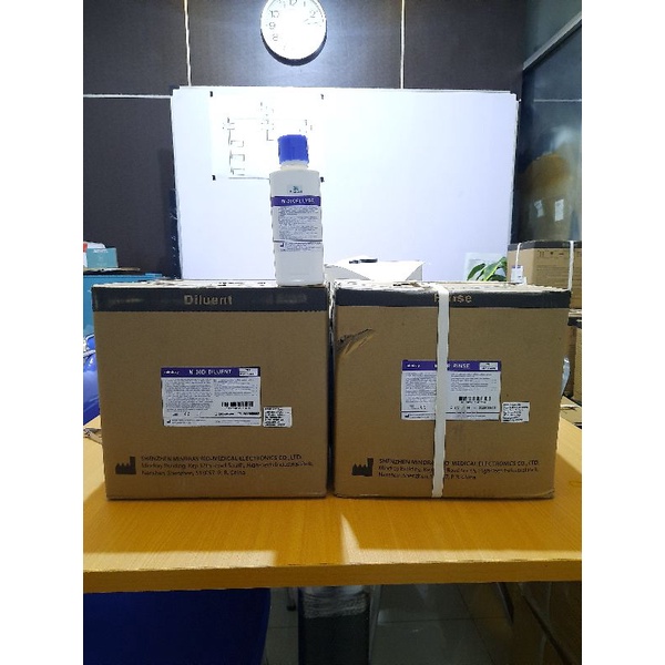 Paket Reagent Mindray M30 | Diluent 20 Ltr | Rinse 20 Ltr | Lyse 500mL | Reagen Hematology Mindray 3