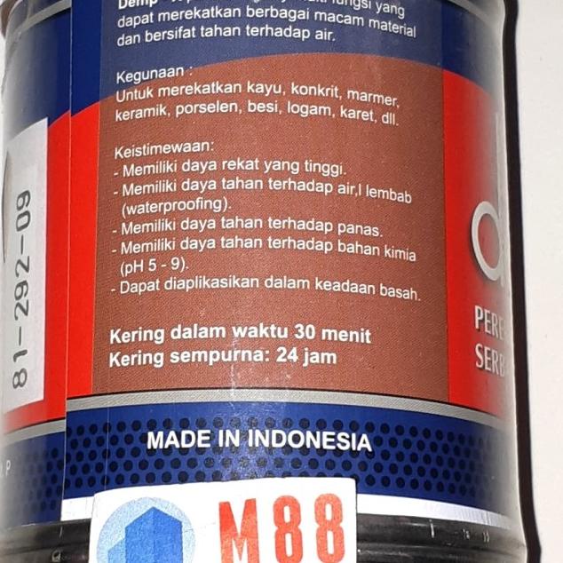

Lem Epoxy DempX A + B = 500 gram Perekat Extreme DEMP-X DEMP X - Putih