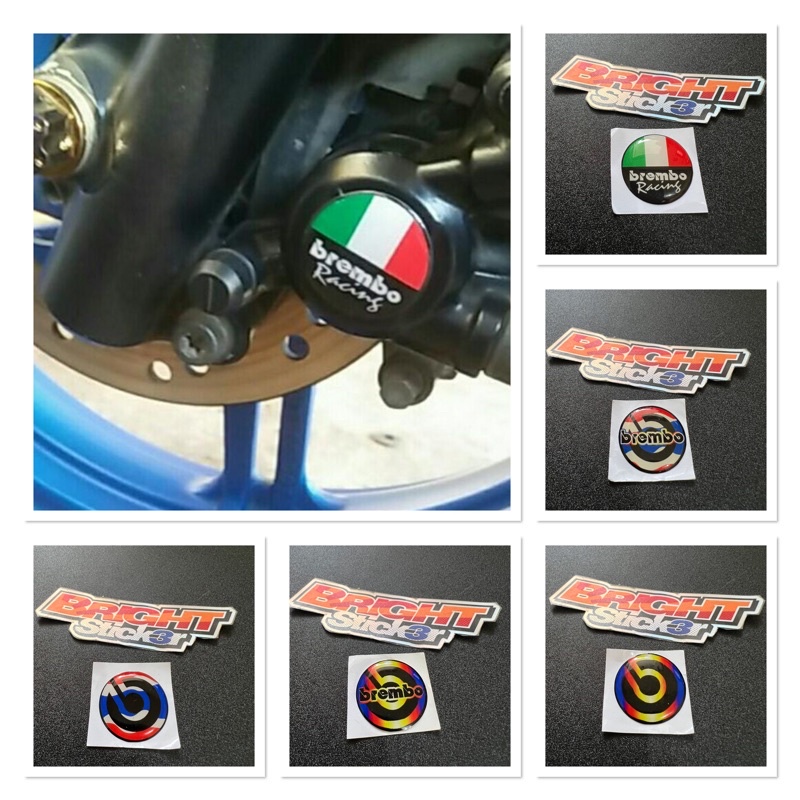 STICKER stiker EMBLEM KALIPER TIMBUL