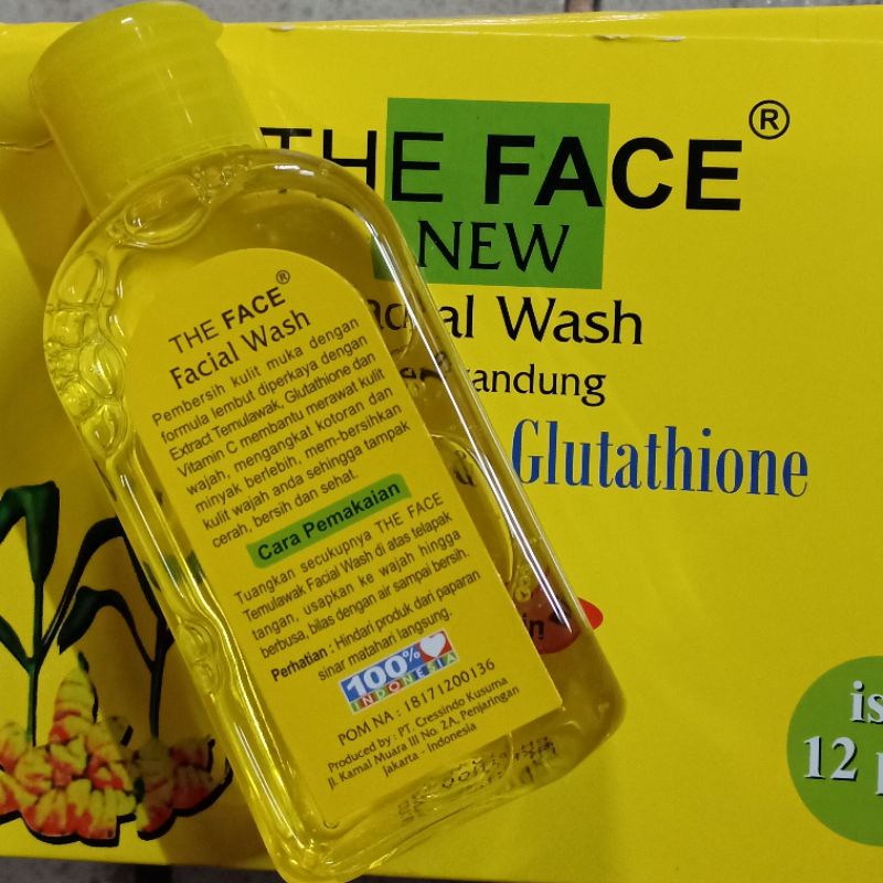 Facial Wash The Face Temulawak 125.ml - LUSINAN