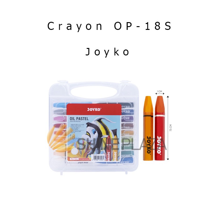 

Crayon Joyko Titi 18 Warna OP-18S - Oil Pastel Color Krayon Joyko