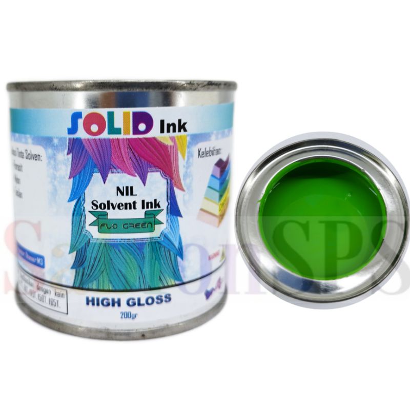 TINTA SABLON NIL FLO GREEN PARASIT / NILON / TASLAN 200GR