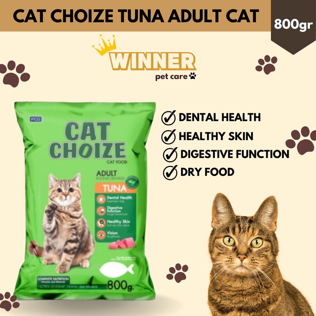 Cat Choize Tuna Adult Cat Food Freshpack 800gr