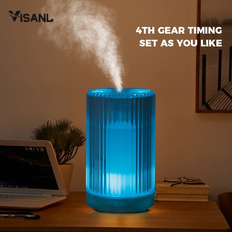 Humidifier Diffuser Air Purifier Aromaterapy Essential Oil Difuser 200ML+ Remote Aromatherapy 7 Color Led