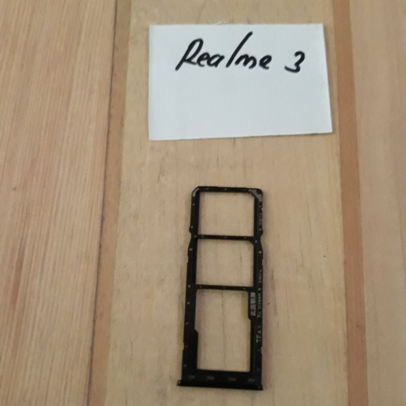 Sim Tray Sim Card Tempat kartu ori copotan HP Realme Relme 3