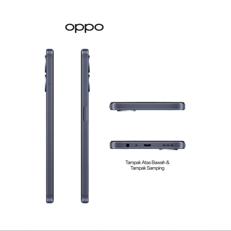 Oppo A17 [4GB+64GB] Helio G35 | 6.56&quot; IPS LCD | 50MP Dual Camera | Garansi Resmi Oppo 1 Tahun