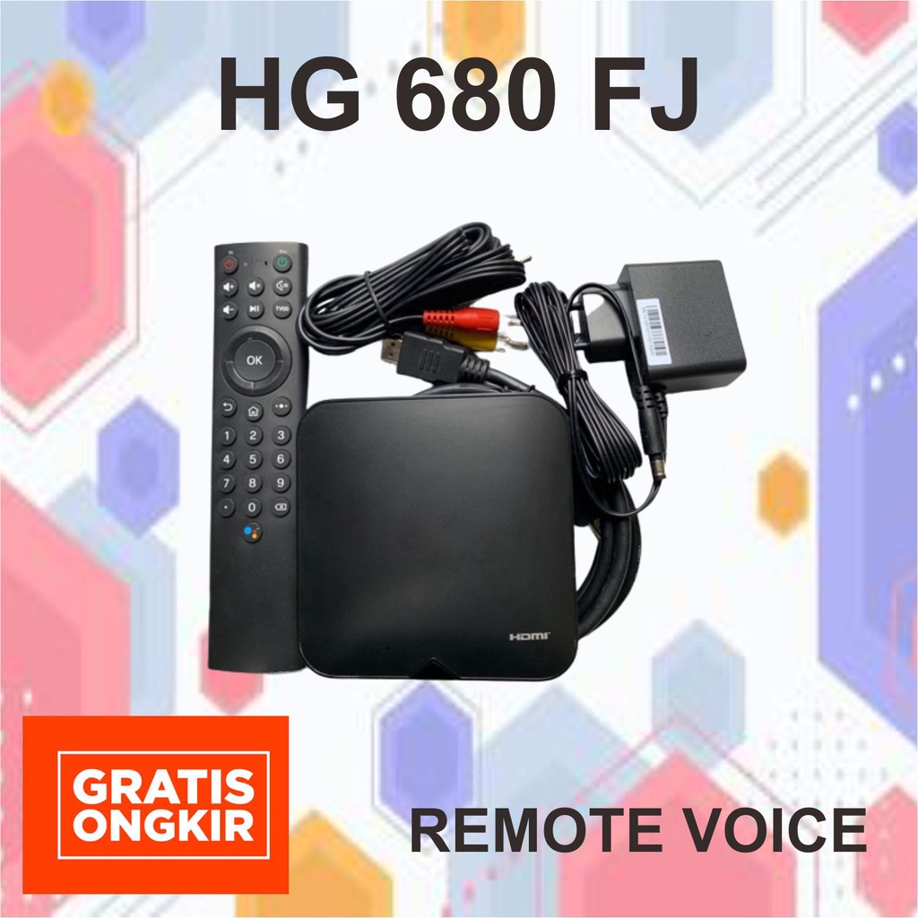 STB ANDROID HG680FJ REMOTE VOCIE REALUNIX PLUS