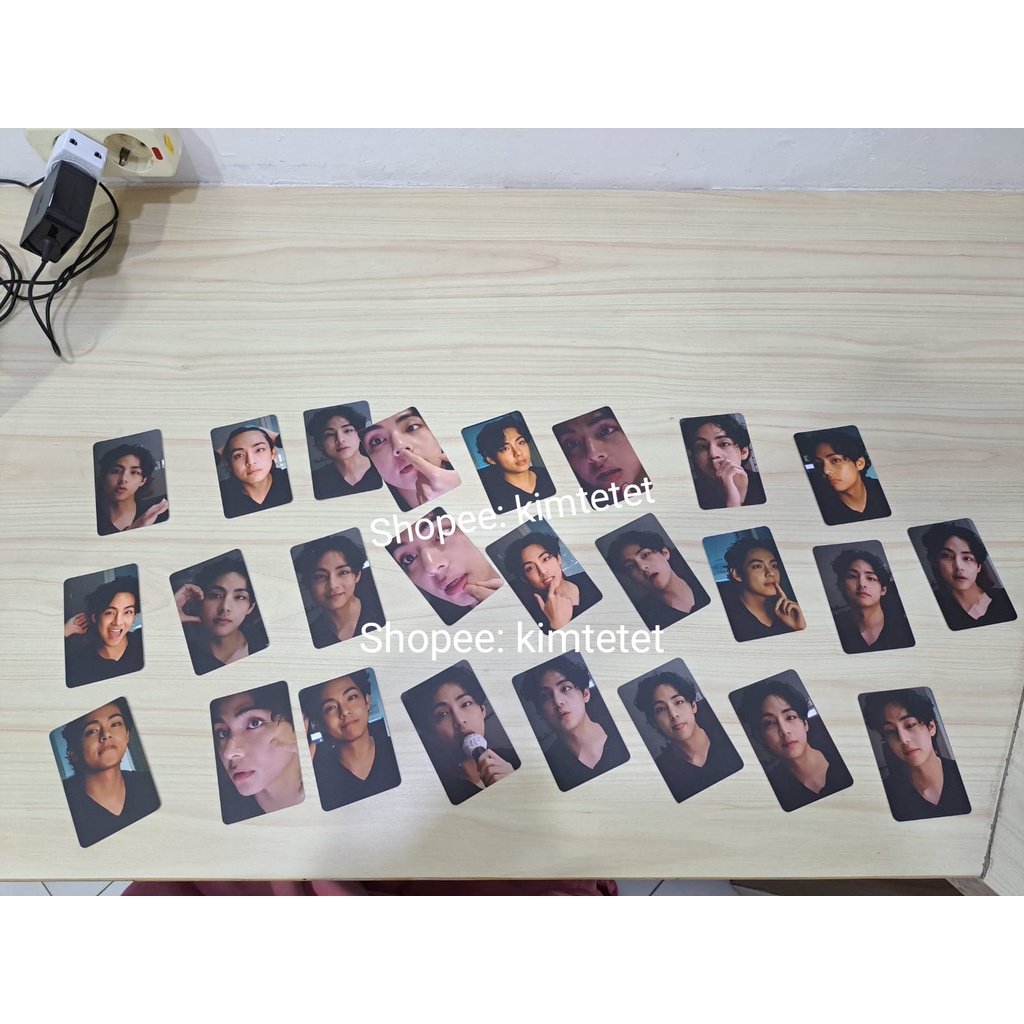 1 Pack isi 25 PC Photocard BTS V Taehyung VLive D'ICON Festa HD UNofficial Butter Soop Moment Proof 