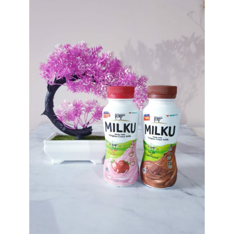 [GOJEK/GRAB] MILKU SUSU 200ML x 12 pcs ‐ LANGSUNG DARI PABRIK - MILKU 1 PAX 1 DUS 1 KARTON