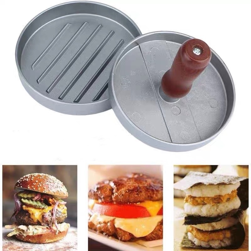 ALAT CETAKAN DAGING BURGER PRESS PEMBUAT HAMBURGER BEEF PATTY MAKER MEAT LA139S3 STAINLESS TAHAN PANAS ANTI LENGKET KARAT