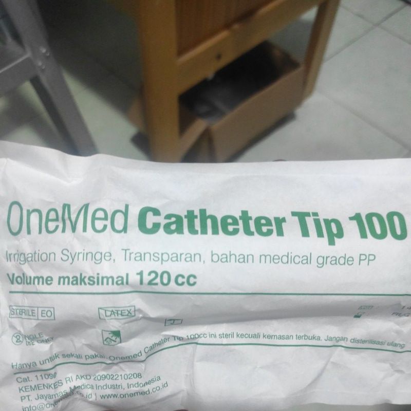 catheter tip 100cc merek onemed