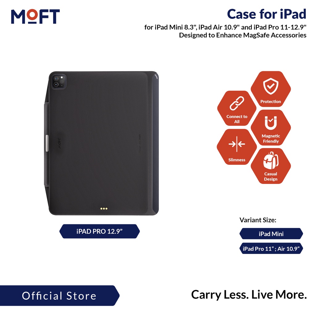 MOFT Snap Case iPad Pro 11 - 12.9 & iPad Air Mini Apple Pencil Holder