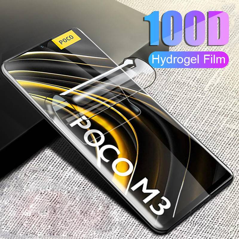 Film Hydrogel Pelindung Layar Untuk Xiaomi Poco M3 X3 C3 F2 M2 X3 F3 Pro 5G NFC