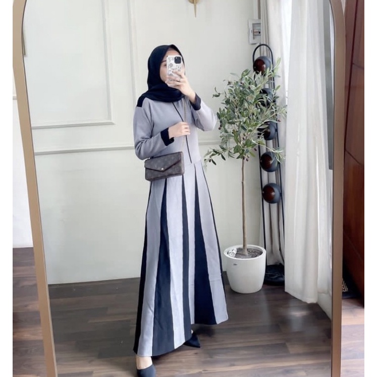 Vintage Knit Dress / Baju Gamis Rajut Wanita Import