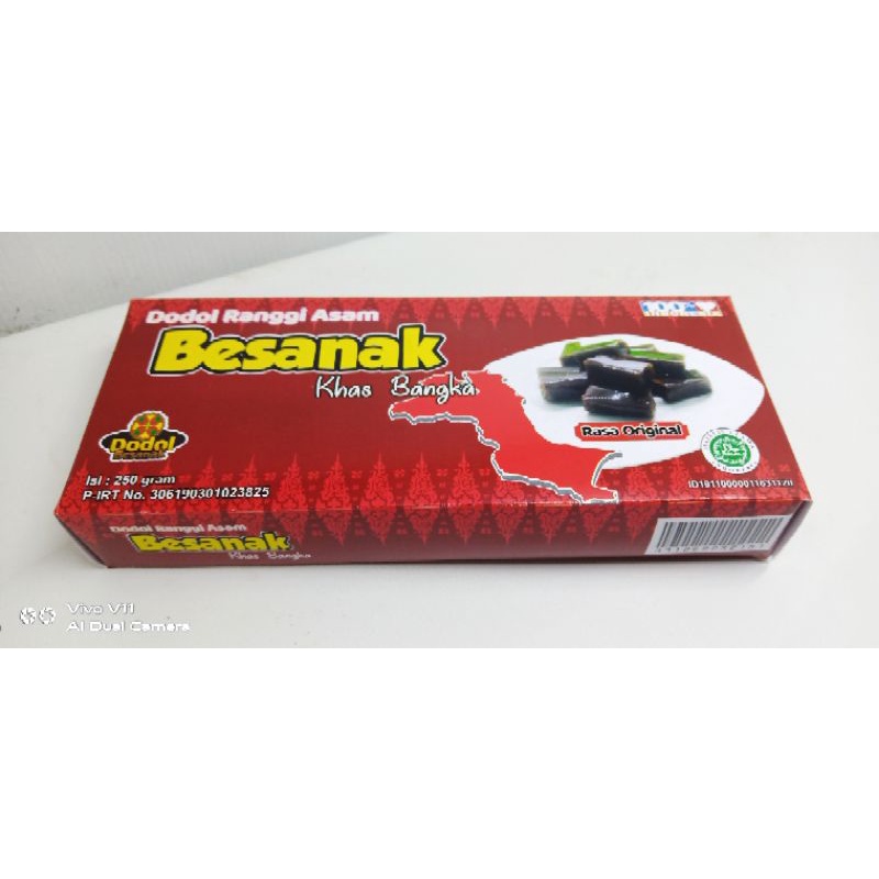 

Dodol Ranggi dodol Besanak (oleh-oleh khas Bangka)