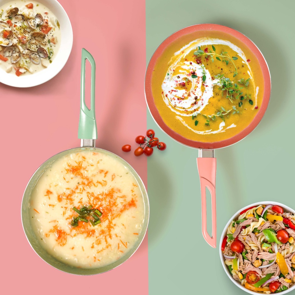 [WAR GRANITE SALE] Pero Wok Pan 24cm Granite Nonstick / Peralatan Masak Wajan Granite Wok Anti