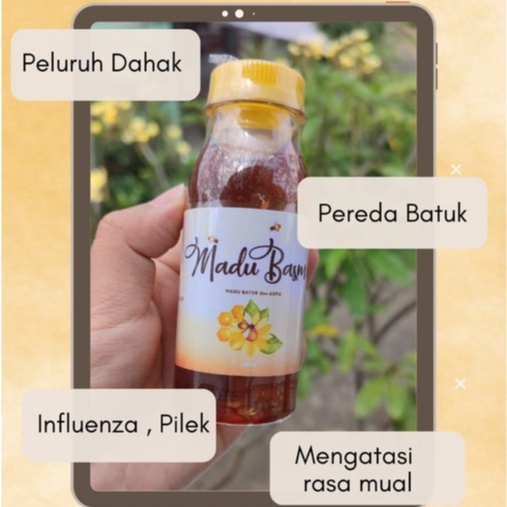

MADU BASMA ( batuk , asma dan pilek ) 100% alami infused honey & herbal | 100ml