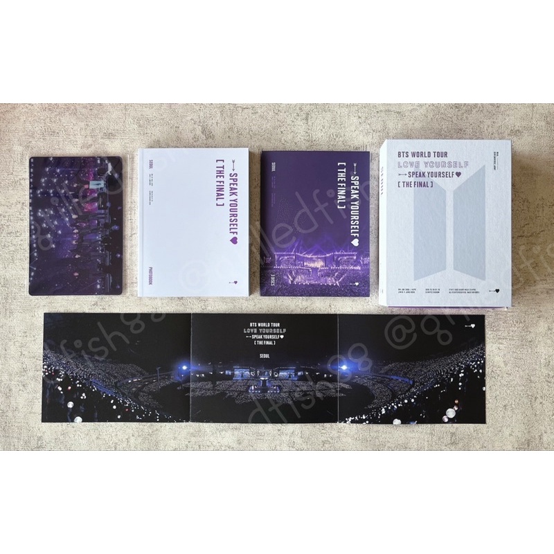 [SHARING READY STOCK+] BTS SPEAK YOURSELF THE FINAL DVD Official Photobook Mini Poster Box SYF SYS B