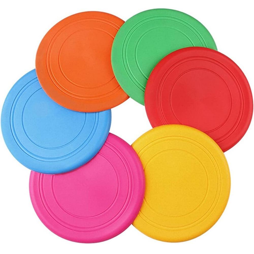 [Elegan] Dog Flying Disc Silicone Puppy Training Pan Makanan Anjing Interaktif