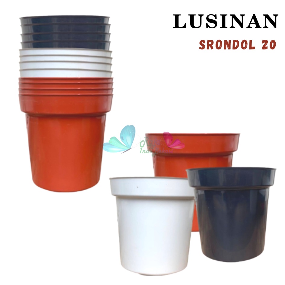 LUSINAN Pot Tinggi Srondol 20 Putih Hitam Merah BataTerracota Terracotta Merah Coklat - Pot Tinggi Usa Eiffel 18 20 25 Lusinan Pot Tinggi Tirus 15 18 20 30 35 40 50 Cm Paket murah isi 1 lusin pot tanaman Pot Bibit Besar Mini Kecil Pot Srondol