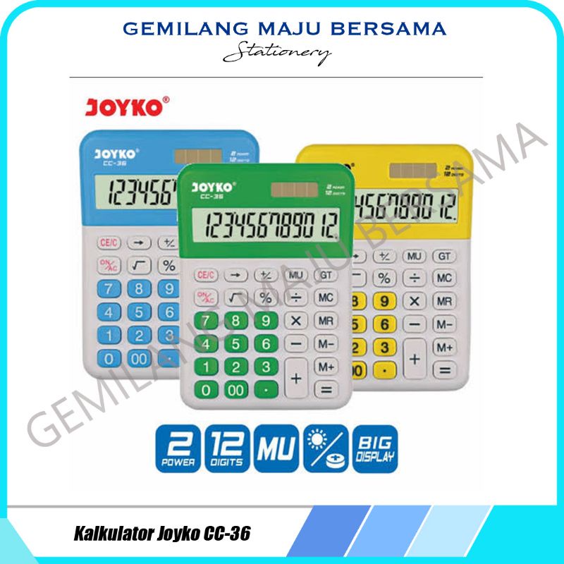 

Calculator / Kalkulator Joyko CC-36