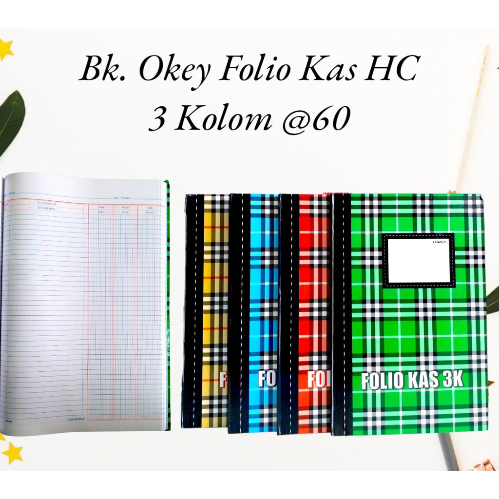 

Buku Okey Folio Kas Hard Cover