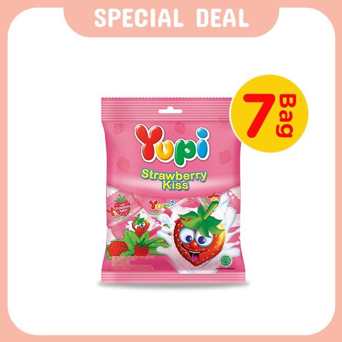 

TERBARU Package 7 Yupi Strawberry Kiss Bag /PERMEN LUNAK/PERMEN VIRAL/PERMEN MILO/PERMEN YUPI/PERMEN JADUL/PERMEN KARET