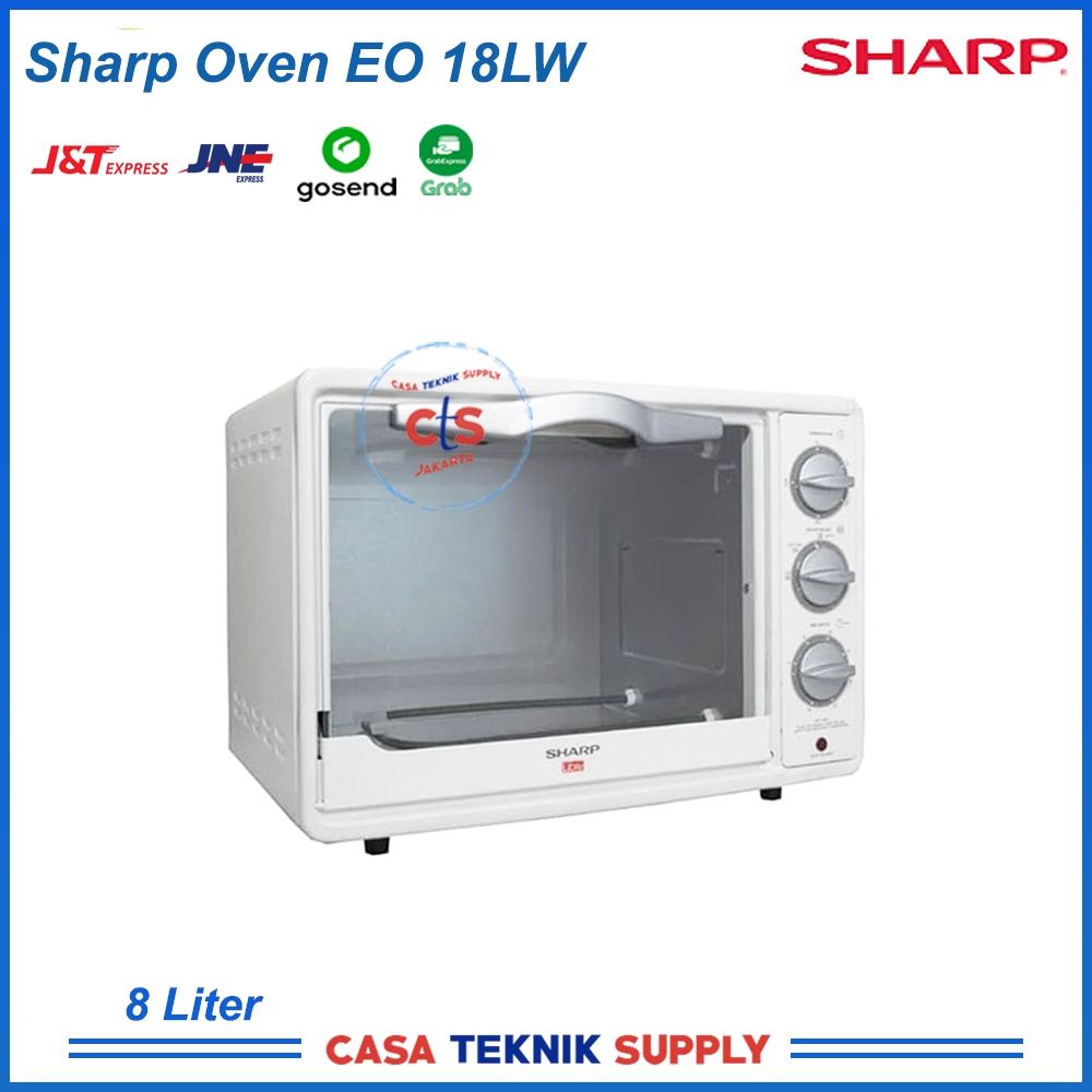 Sharp Oven EO 18 LW 18LW EO18L EO18LW Oven Listrik 18L
