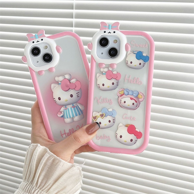 Soft Case Tpu Motif Kartun Kucing Monster Untuk iPhone 14 13 12 11 Pro Max X Xr Xs Max 7 8 6 6s Plus SE 2020