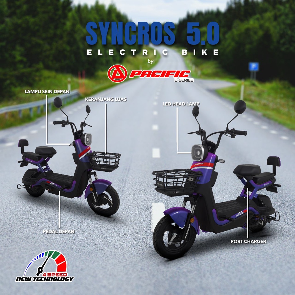 Sepeda Listrik E Bike Pacific Syncros 5.0