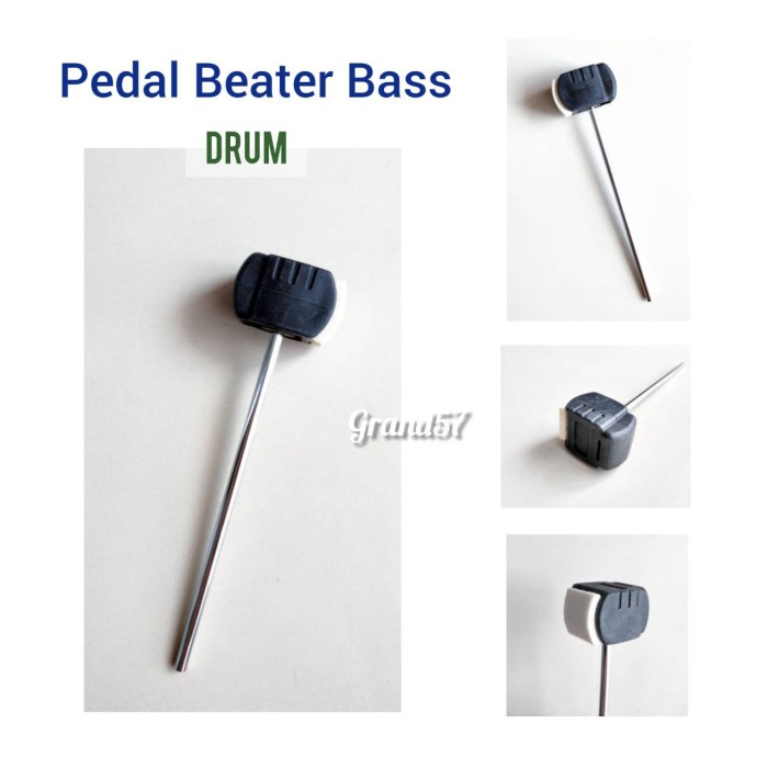 Pedal Beater Bass Drum Kick Foot Pedal Drum Beater Handle Felt
