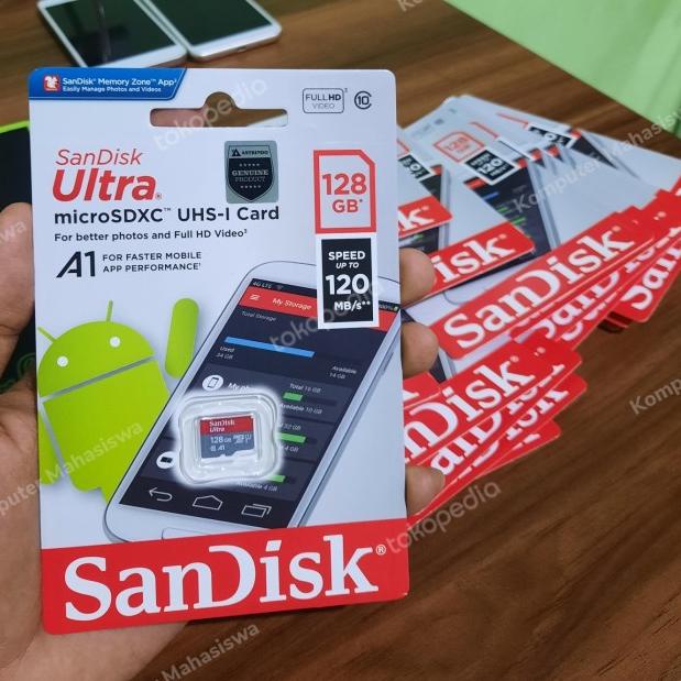 microsd sandisk A1 128gb micro sd class 10 memory card original