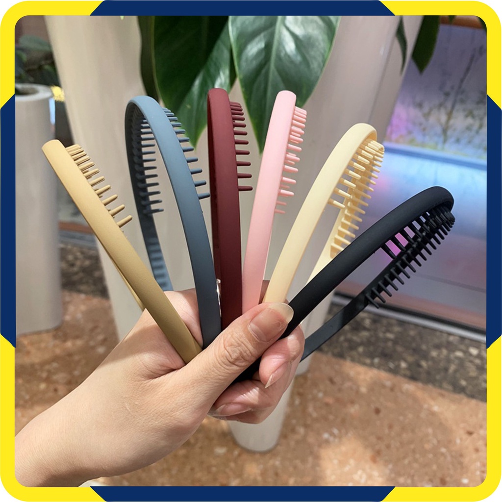 Murah Lebay S254 Bando Polos Doff Model Korea / Bando Bandana Polos Wanita
