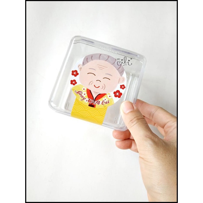 

(Scny027) Stiker Imlek Cny Grandma Untuk Toples 250Gr (Uk 7X14Cm)