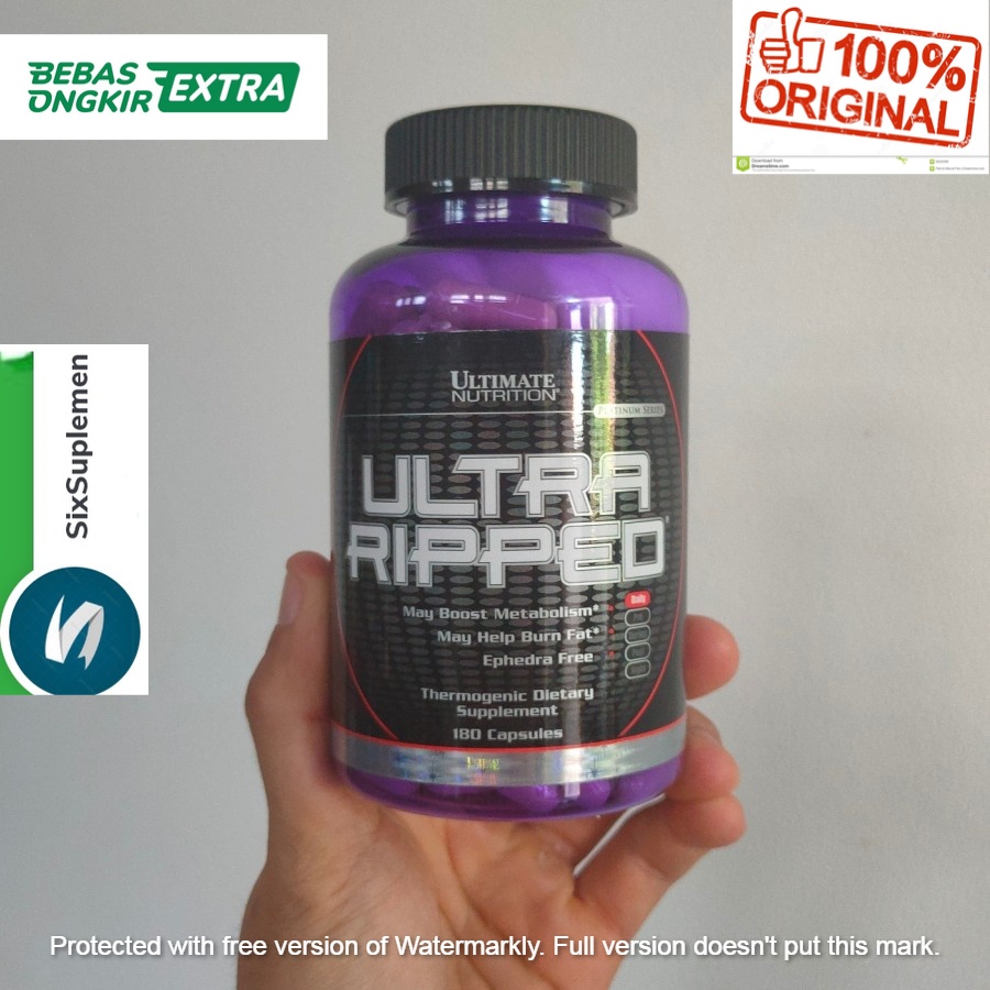(Bonus Shaker/Sample) Ultimate Nutrition Ultra Ripped Faf 180 Caps