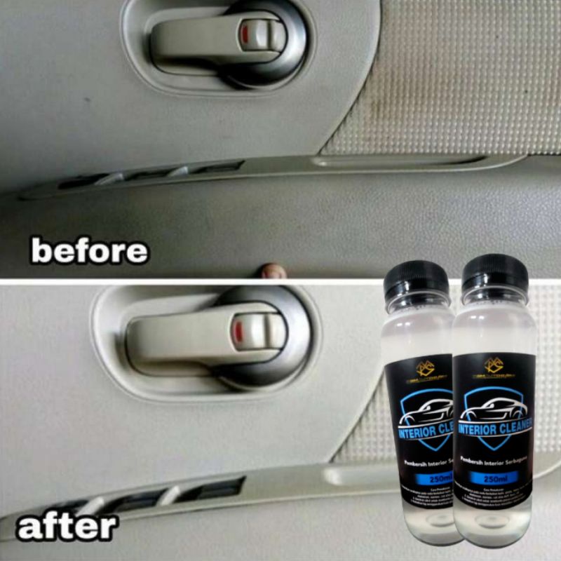 INTERIOR CLEANER 250ML, pembersih interior dalam mobil penghilang noda plafon jok