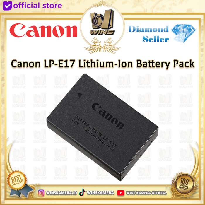Baterai Canon Lp-E17 / Battery Canon Lp-E17 / Lpe17