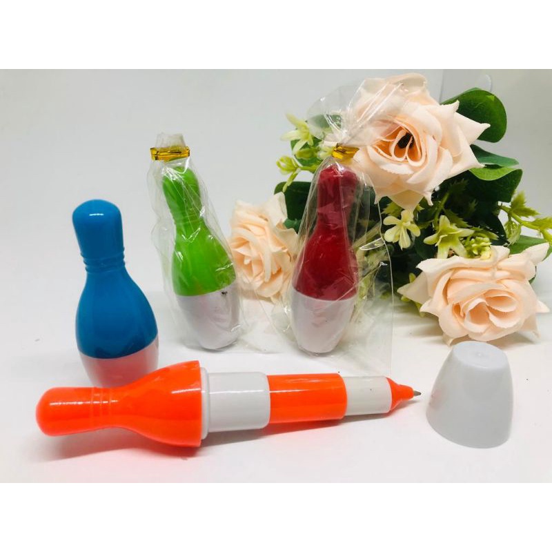 

pulpen bowling kemas plastik