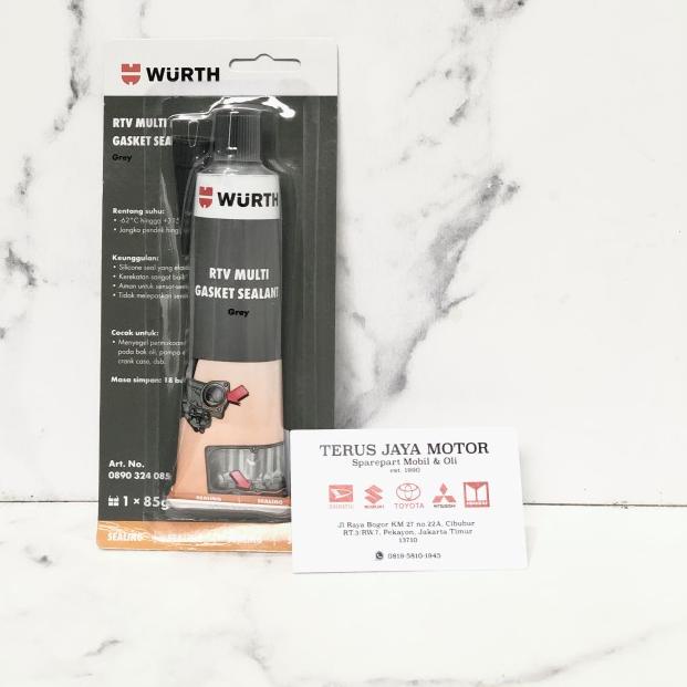 

WURTH RTV Multi gasket Sealant Grey 85gr ASLI!