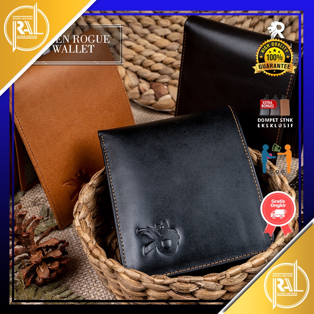 Dompet Lipat Pria Cowok Kulit Asli Dompet Lipat Kulit Asli Pria Cowok Laki laki Cowo Keren Dompet Pr