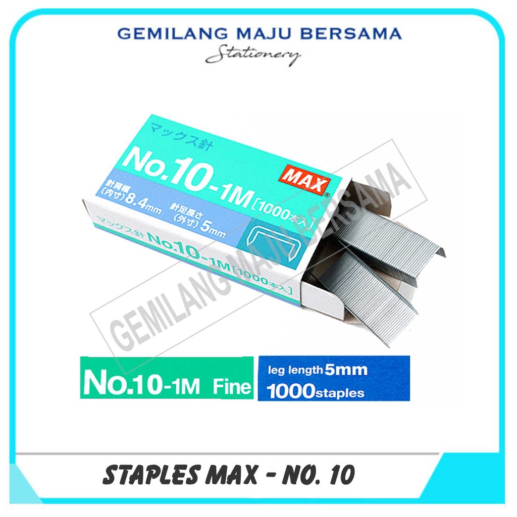 

Isi Staples Max No 10