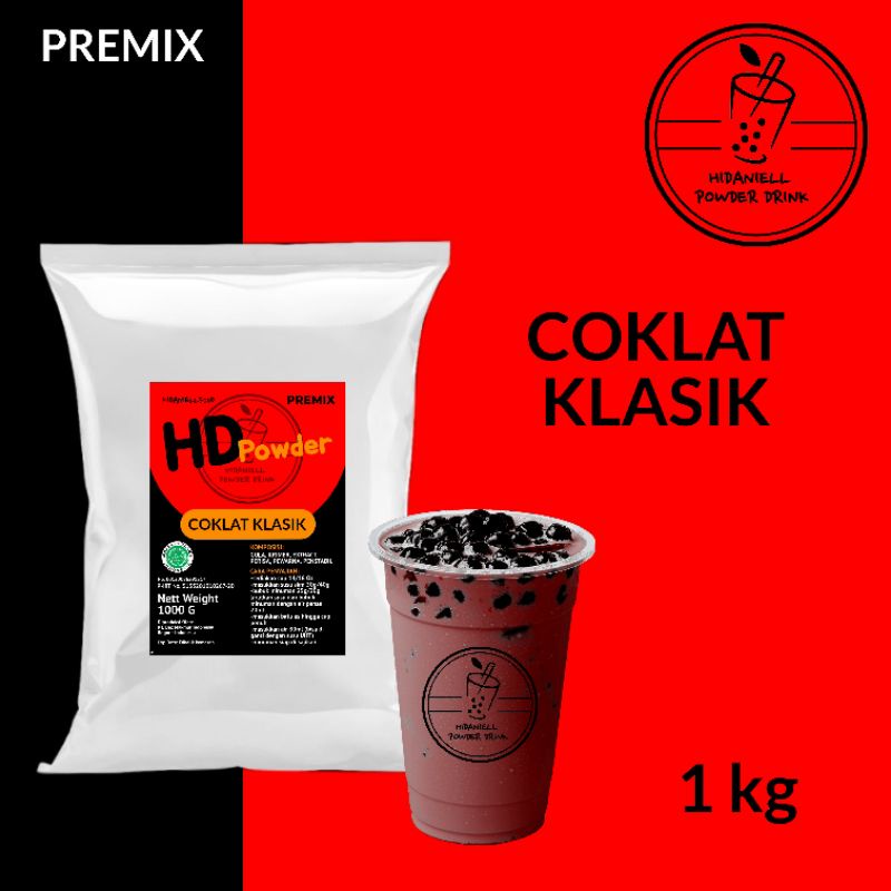 Jual Premix Coklat Klasik/Coklat Original Bubuk Minuman (1kg) | Shopee ...