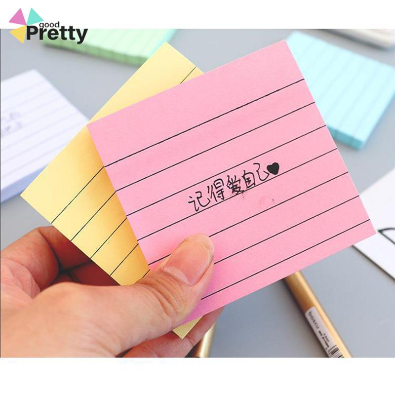 Simplicity sticky note horizontal sticker notepad post maker stiker massage pesan book note - PD