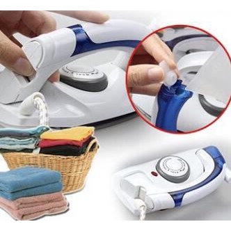 MINI IRON ELECTRIC STEAM SETRIKA SETERIKA UAP KECIL MINI LISTRIK LIPAT