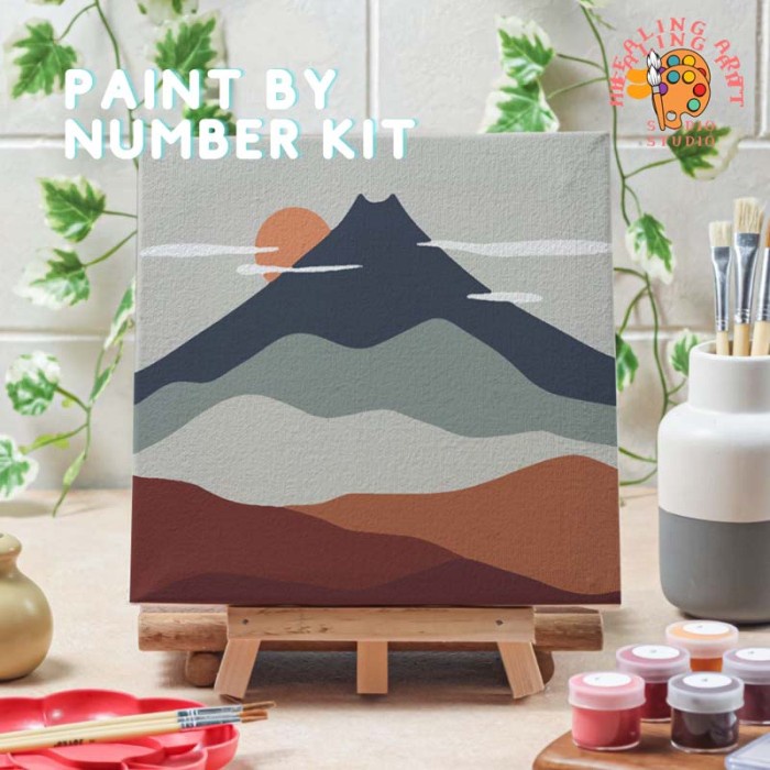 

Paint By Number Lukisan Kucing Gurun Versi 2 Canvas 20X20 Cm