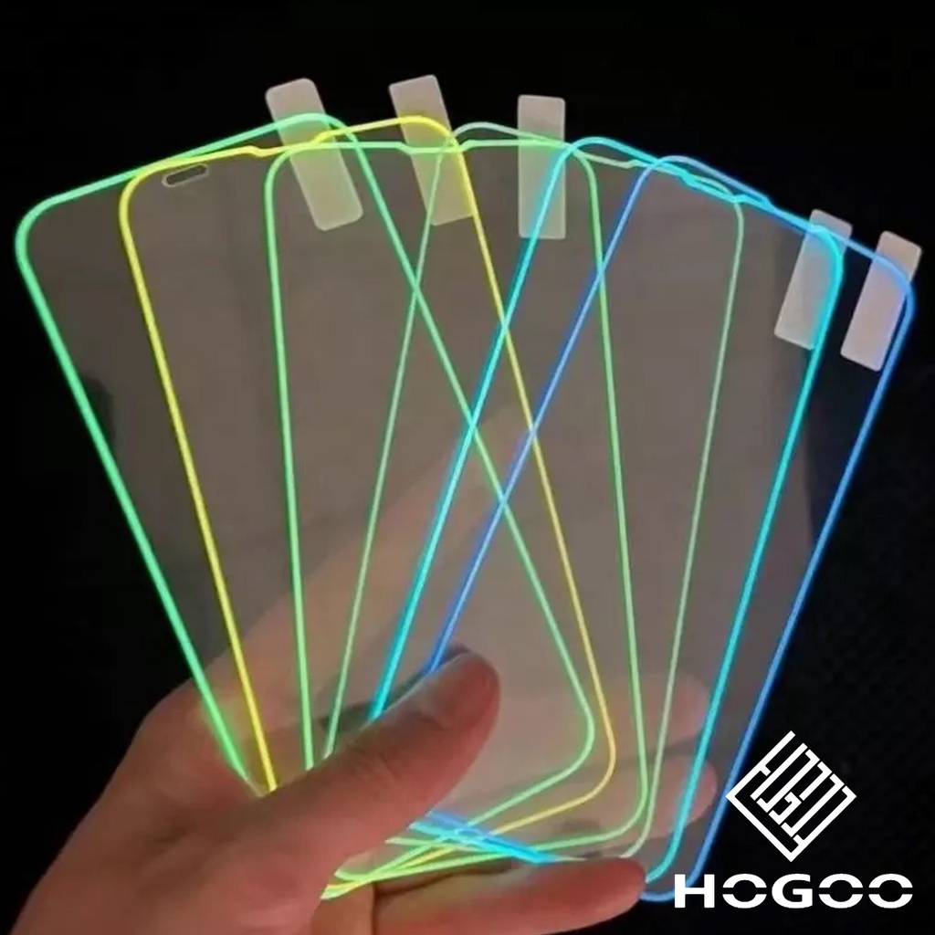 TEMPERED GLASS Luminous Glow In The Dark FOR OPPO RENO SERIES PELINDUNG LAYAR DEPAN