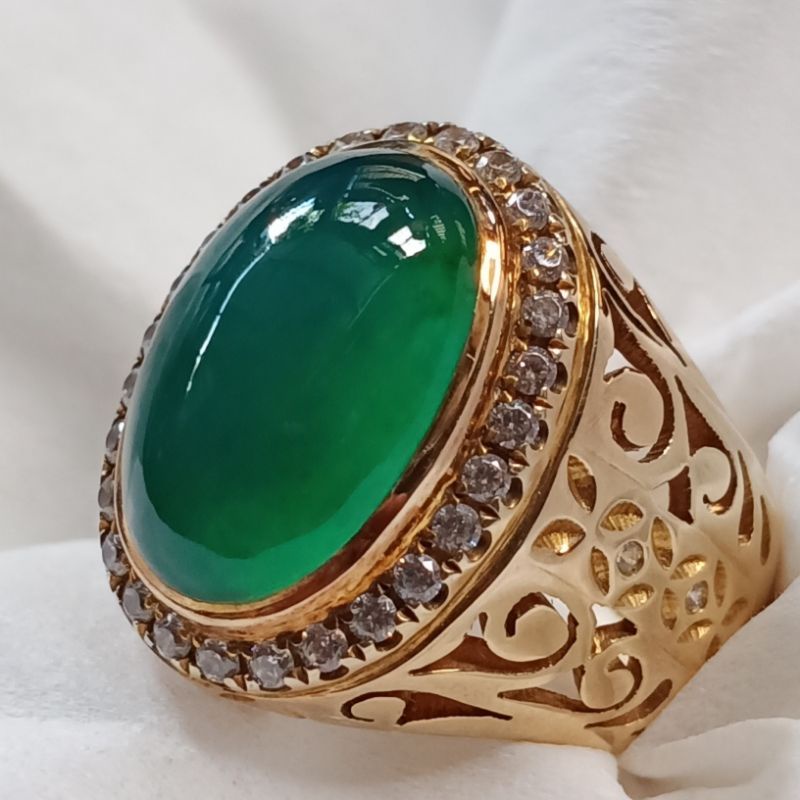 Batu Bacan Cincau - Bacan Doko kristal. bukan ijo garut kecubung wulung