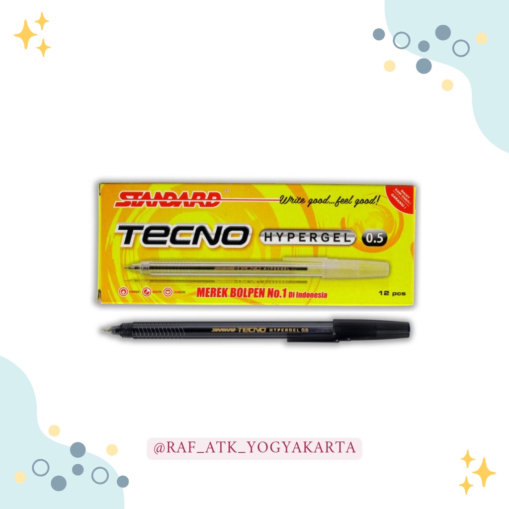 

PEN / PENA / BALLPOIN / PULPEN STANDARD TECNO HYPERGEL